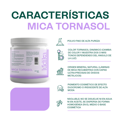 Mica Tornasol | Brillo Holográfico y Multidimensional para tus Fórmulas Cosméticas