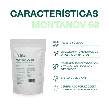 Montanov 68 | Auto-emulsionante No Iónico | Refuerzo de Barrera Cutánea y Sensorial de Lujo