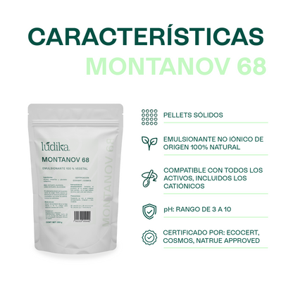 Montanov 68 | Auto-emulsionante No Iónico | Refuerzo de Barrera Cutánea y Sensorial de Lujo