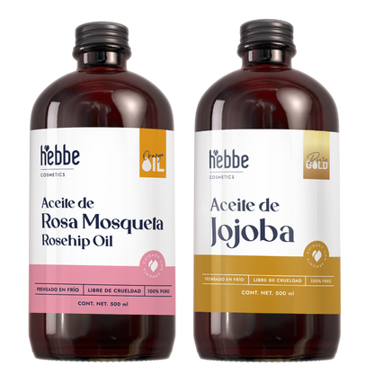 Aceite de Jojoba y Rosa Mosqueta | Kit Facial Lúdika | Nutrición, Equilibrio y Reparación