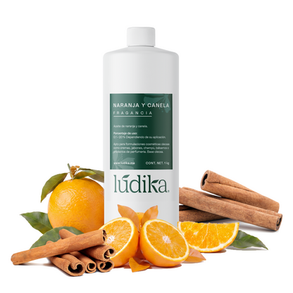 Fragancia de Naranja y Canela Lúdika | Aroma Cítrico, Especiado y Energizante