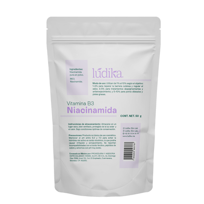Niacinamida (Vitamina B3) | Facil y Capilar | Multiacción Control de Sebo, Poros y Manchas