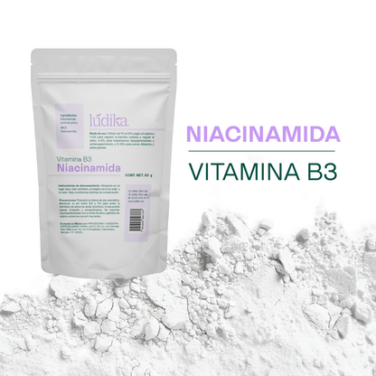 Niacinamida (Vitamina B3) | Facil y Capilar | Multiacción Control de Sebo, Poros y Manchas