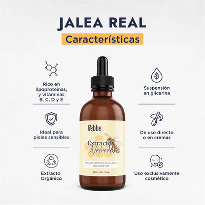 Extracto Glicólico de Jalea Real | Facial, Corporal y Capilar | Activo Revitalizante y Regenerador Antiedad