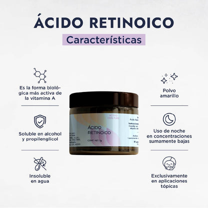 Ácido Retinoico | Renovación Celular Profunda, Antiacné y "Gold Standard" Antiedad