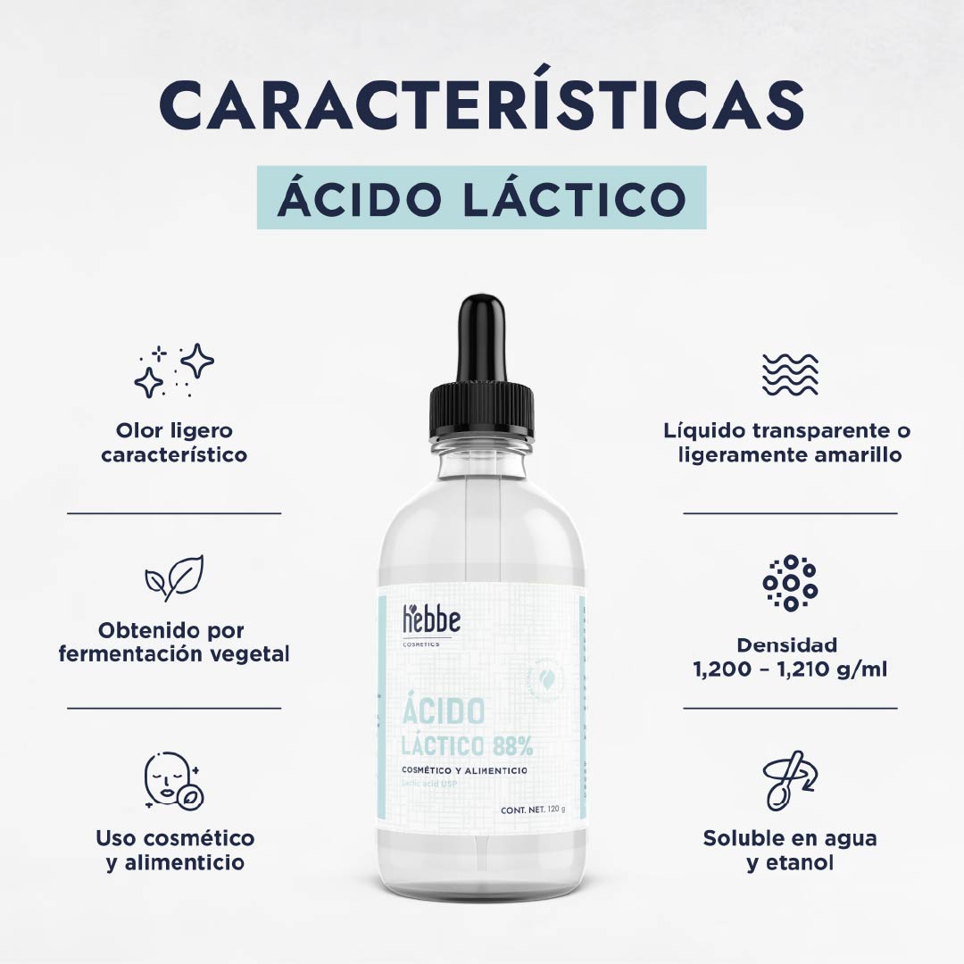 Ácido Láctico | Humectante, Exfoliante Suave e Ideal para Piel Sensible
