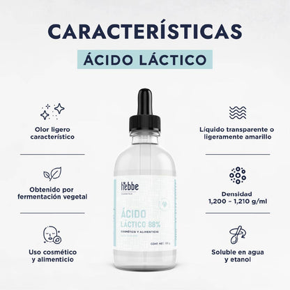 Ácido Láctico | Humectante, Exfoliante Suave e Ideal para Piel Sensible
