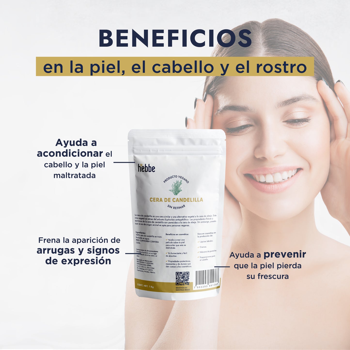 Cera de Candelilla | Endurecedora y Estabilizadora | Agente Estructural, Aglutinante y Aportador de Brillo