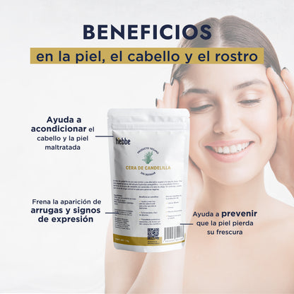 Cera de Candelilla | Endurecedora y Estabilizadora | Agente Estructural, Aglutinante y Aportador de Brillo