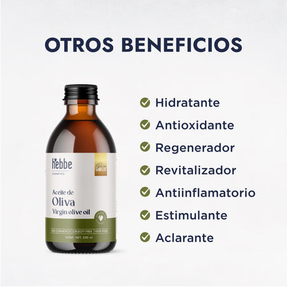 Aceite de Oliva Extra Virgen | Capilar y Corporal |Hidratante, Antioxidante y Reparador Cutáneo