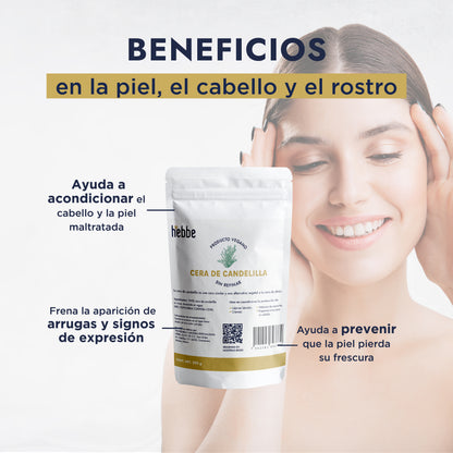 Cera de Candelilla | Endurecedora y Estabilizadora | Agente Estructural, Aglutinante y Aportador de Brillo