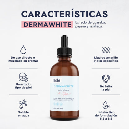 Dermawhite | Aclarador Natural, Antiedad y Revitalizante para una Piel Uniforme