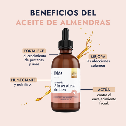 Aceite de Ricino y Almendras | Kit nutritivo facial | Nutrición Profunda, Crecimiento y Hidratación