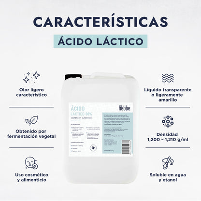 Ácido Láctico | Humectante, Exfoliante Suave e Ideal para Piel Sensible