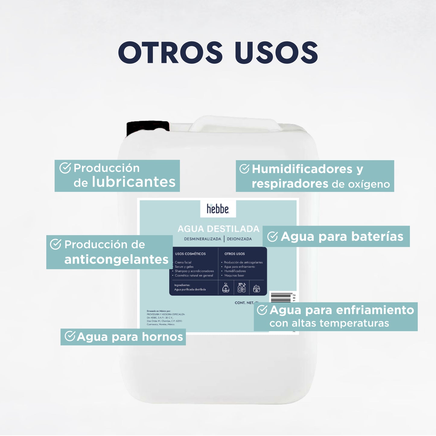 Agua Destilada (Aqua) | Solvente Universal y Base de Pureza | Estabilidad para Fórmulas Cosméticas