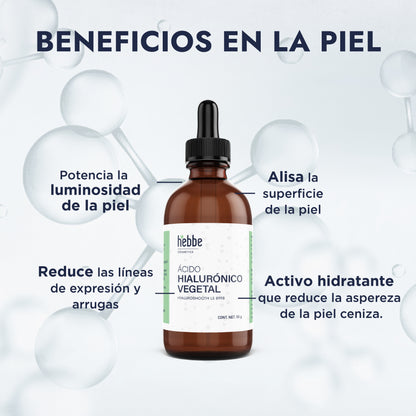 Ácido Hialurónico Vegetal | Hidratación Superficial y Filmógena | Alternativa Botánica Certificable