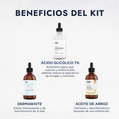 Kit Aclarado | Despigmentación e Hidratación para una Piel Radiante y Uniforme