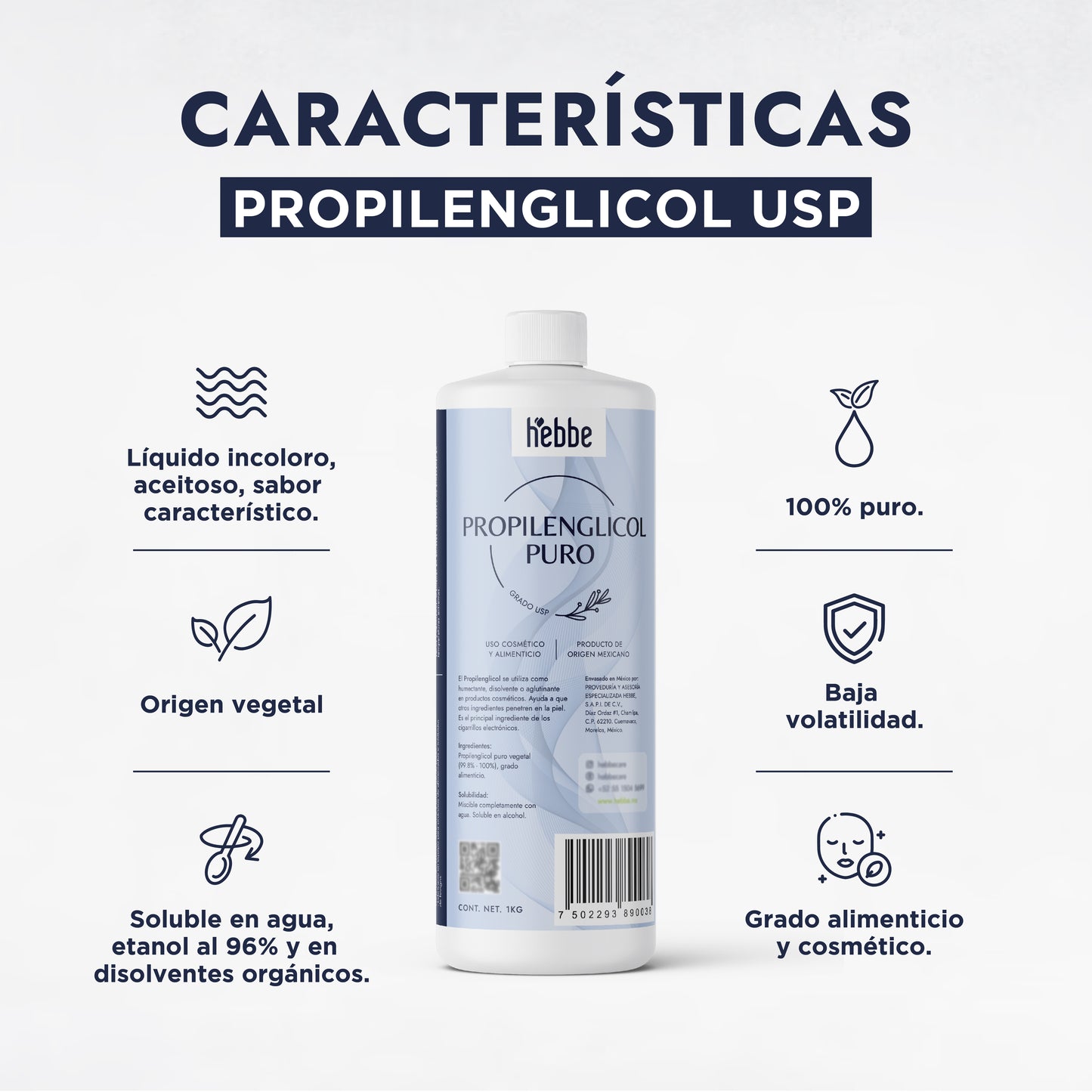 Propilenglicol | Humectante, Solvente y Potenciador de Ingredientes Activos