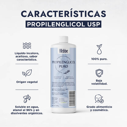 Propilenglicol | Humectante, Solvente y Potenciador de Ingredientes Activos