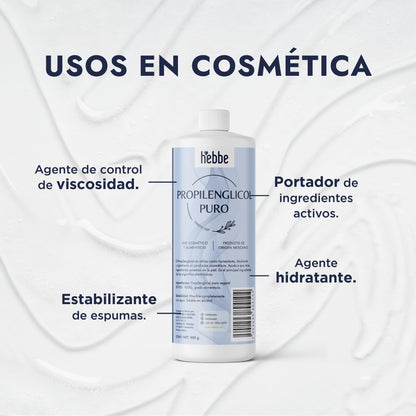 Propilenglicol | Humectante, Solvente y Potenciador de Ingredientes Activos