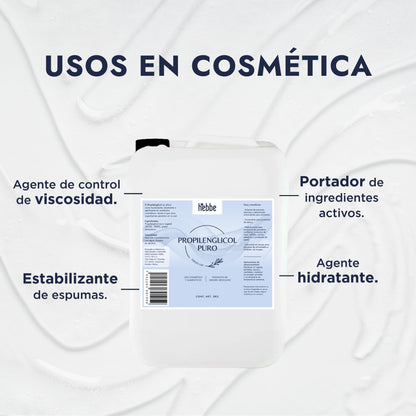 Propilenglicol | Humectante, Solvente y Potenciador de Ingredientes Activos
