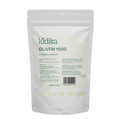 Olivem 1000 | Auto-emulsionante No Iónico O/W | Activo 100% vegetal