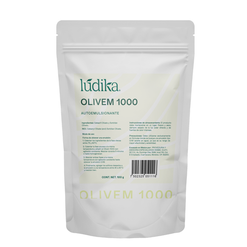 Olivem 1000 | Auto-emulsionante No Iónico O/W | Activo 100% vegetal