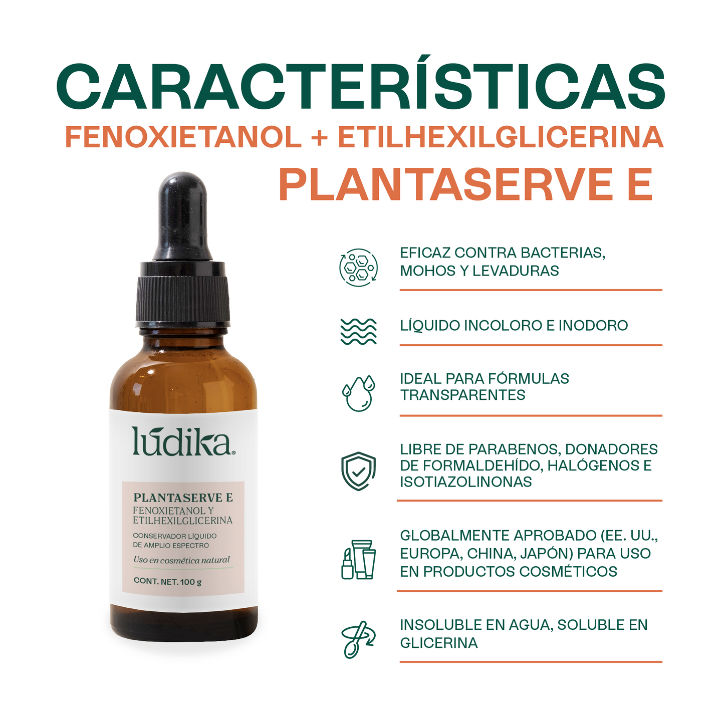 Fenoxietanol & Etilhexilglicerina | Conservante de Amplio Espectro, Libre de Parabenos y Potenciador Sensorial