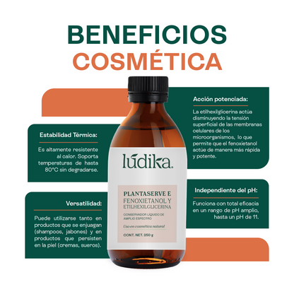 Fenoxietanol & Etilhexilglicerina | Conservante de Amplio Espectro, Libre de Parabenos y Potenciador Sensorial