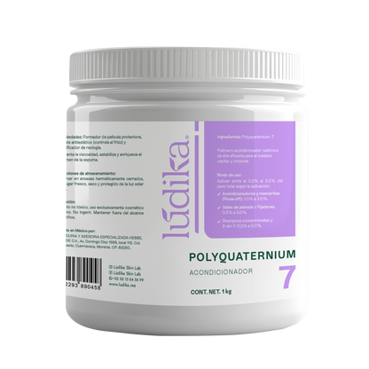 Polyquaternium-7 | Polímero Acondicionador Catiónico | Suavidad, Desenredo y Anti-Frizz