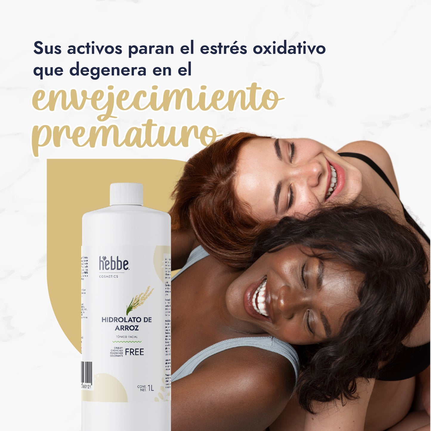 Hidrolato de Arroz Integral | Facial y Corporal | Iluminador, Calmante e Hidratante