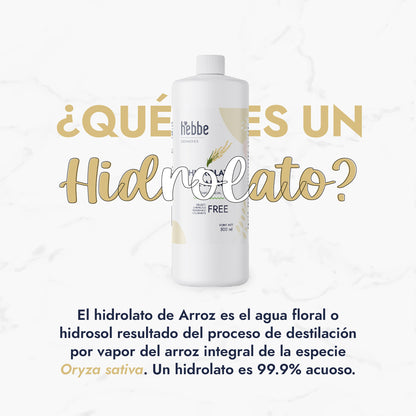Hidrolato de Arroz Integral | Facial y Corporal | Iluminador, Calmante e Hidratante