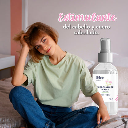 Hidrolato de Rosa Damascena | Facial y Corporal | Antiedad, Calmante y Regenerador