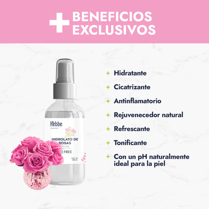 Hidrolato de Rosa Damascena | Facial y Corporal | Antiedad, Calmante y Regenerador