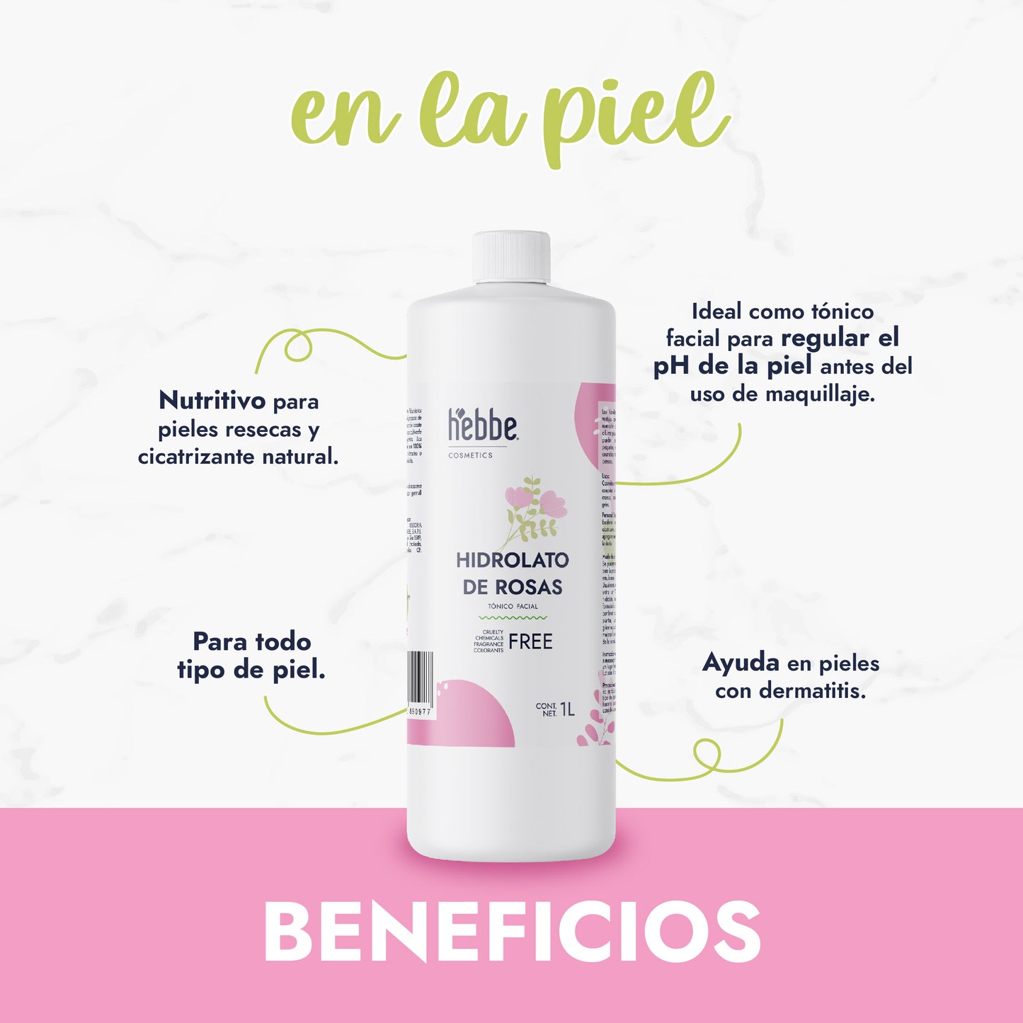Hidrolato de Rosa Damascena | Facial y Corporal | Antiedad, Calmante y Regenerador