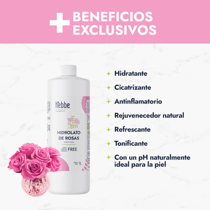 Hidrolato de Rosa Damascena | Facial y Corporal | Antiedad, Calmante y Regenerador
