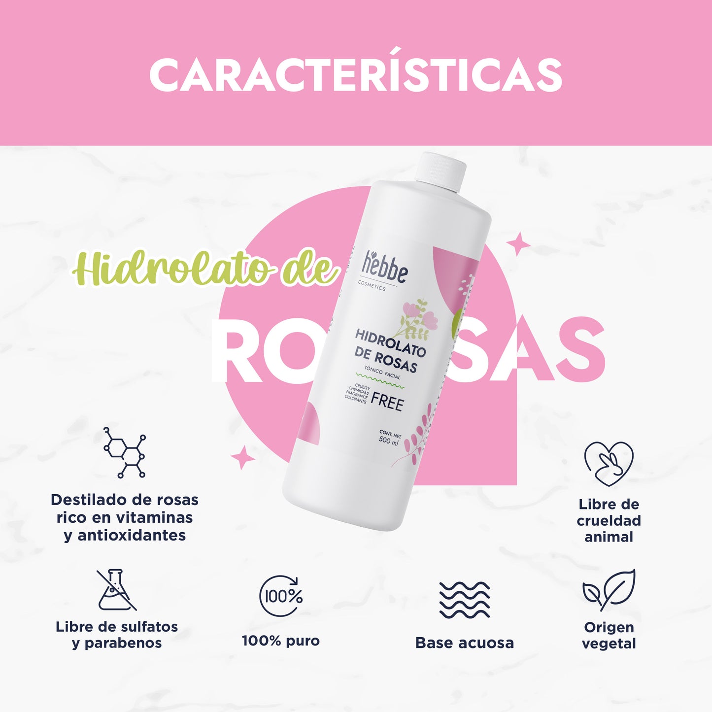 Hidrolato de Rosa Damascena | Facial y Corporal | Antiedad, Calmante y Regenerador