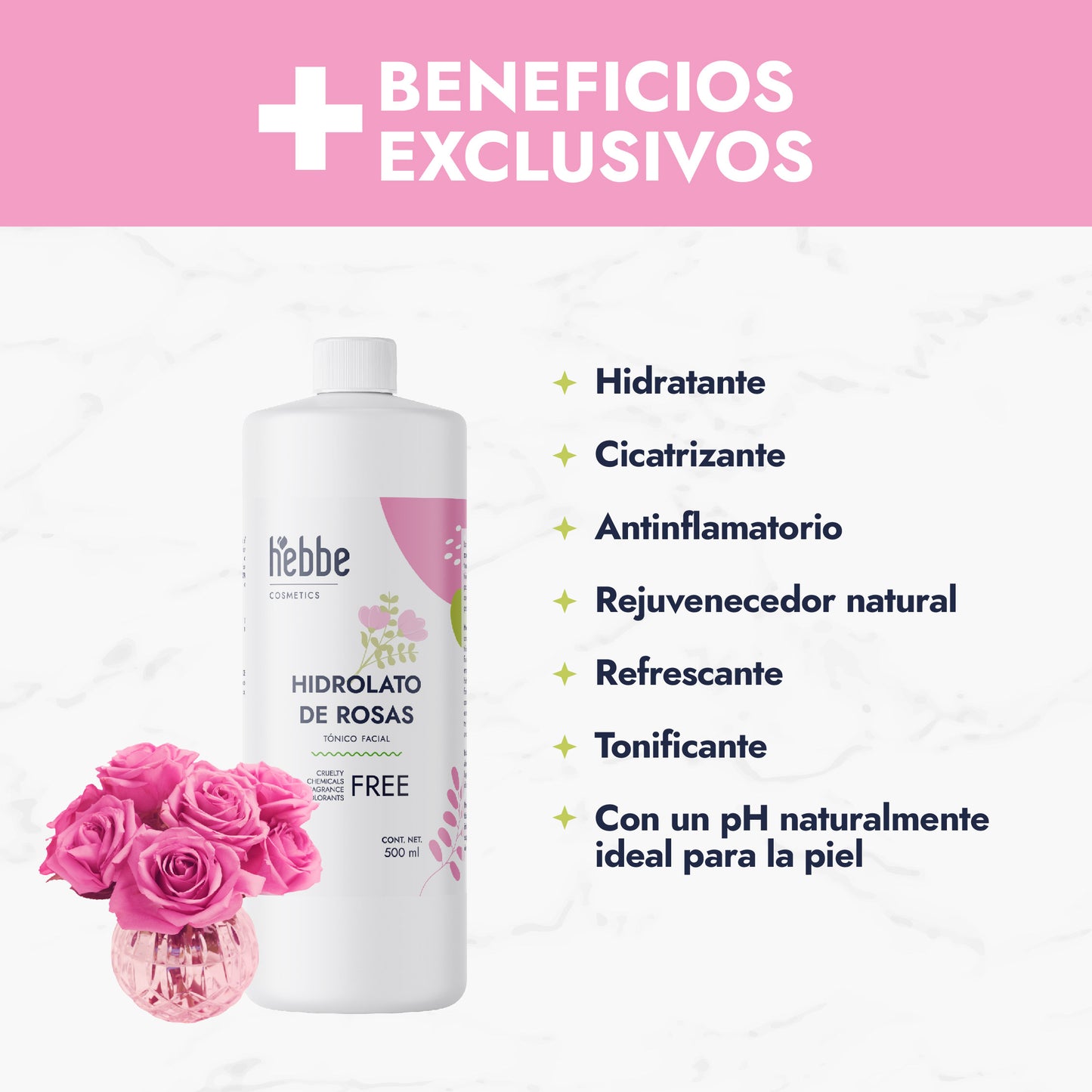 Hidrolato de Rosa Damascena | Facial y Corporal | Antiedad, Calmante y Regenerador