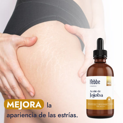 Aceite de Jojoba Cera natural | Facial, Capilar y Corporal | Seborregulador, Hidratante y Antioxidante Natural