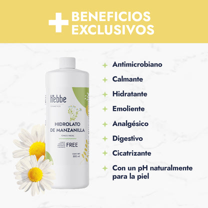 Hidrolato de Manzanilla | Facial y Corporal | Calmante, Descongestivo y Reparador
