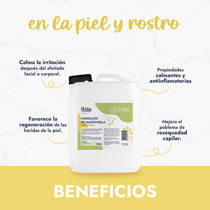 Hidrolato de Manzanilla | Facial y Corporal | Calmante, Descongestivo y Reparador
