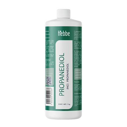 Propanediol Natural | Facial, Capilar y Corporal | Solvente, Humectante y Potenciador Sensorial