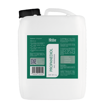 Propanediol Natural | Facial, Capilar y Corporal | Solvente, Humectante y Potenciador Sensorial
