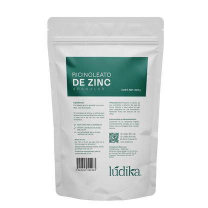Ricinoleato de Zinc | Agente Desodorante Natural | Neutralizador Molecular de Olores