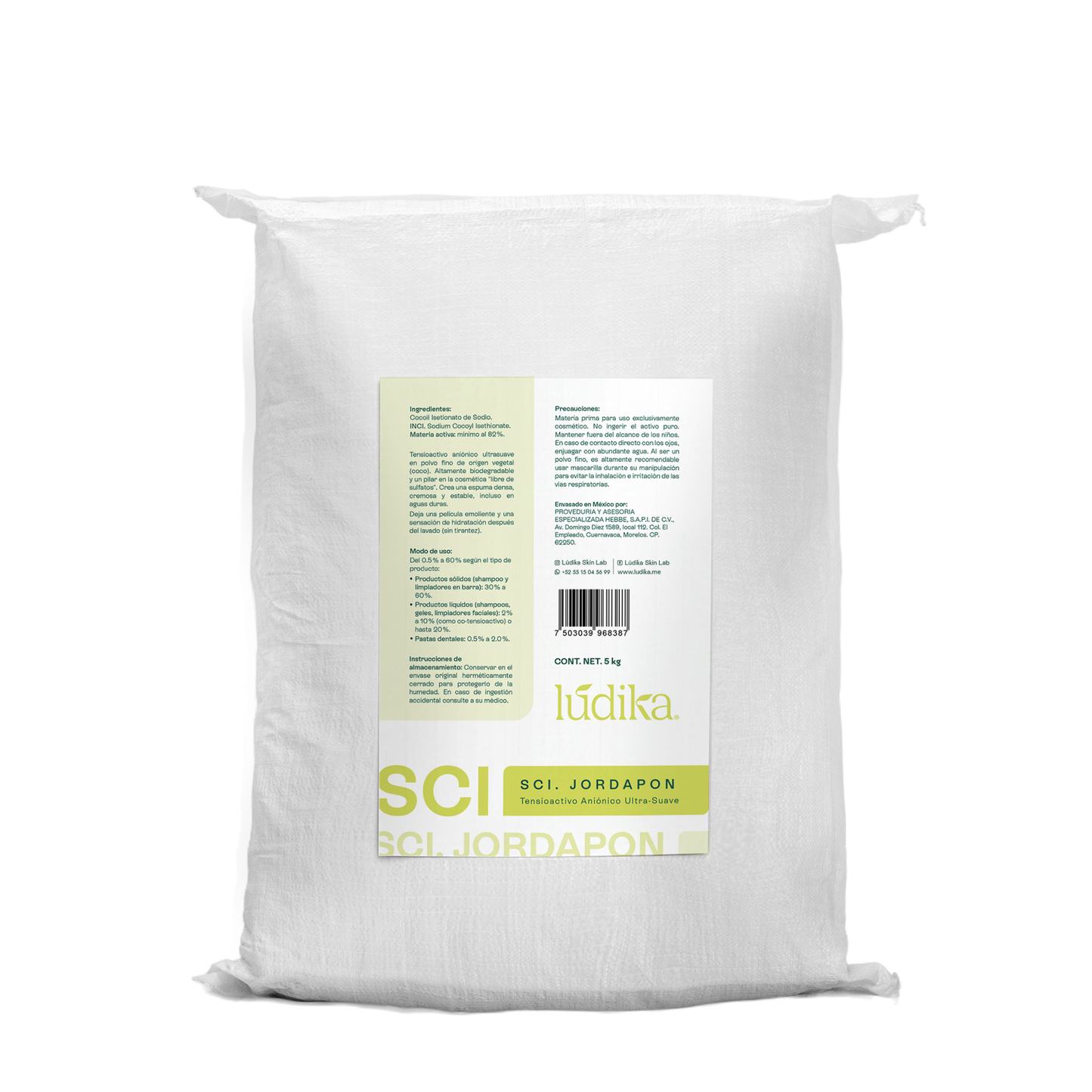 (SCI) Jordapon | Tensioactivo de Cosmética Sólida | Limpiador Sulfate-Free y Espuma Cremosa