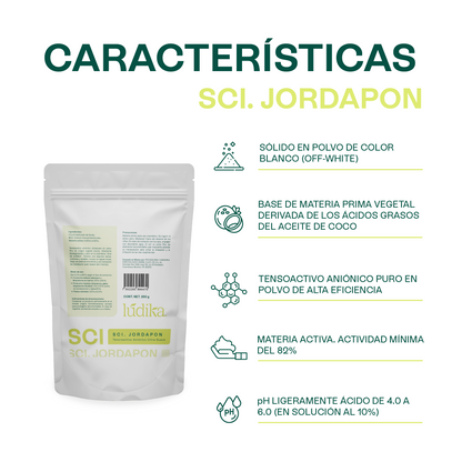 (SCI) Jordapon | Tensioactivo de Cosmética Sólida | Limpiador Sulfate-Free y Espuma Cremosa