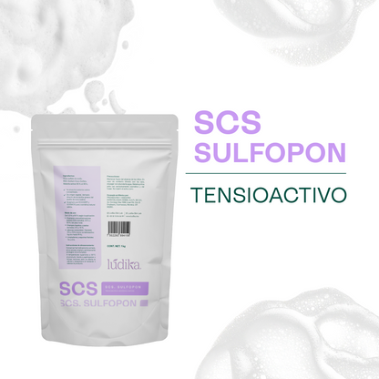 (SCS) Sulfopon | Coco Sulfato de Sodio | Tensioactivo Aniónico Potente | Shampoo Sólido y Limpieza Profunda