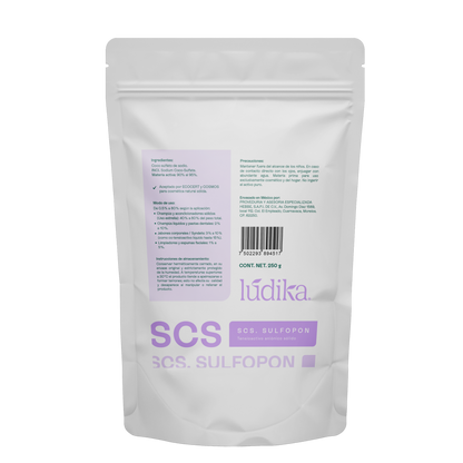 (SCS) Sulfopon | Coco Sulfato de Sodio | Tensioactivo Aniónico Potente | Shampoo Sólido y Limpieza Profunda