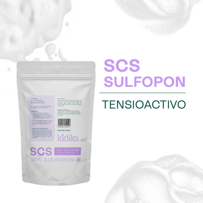 (SCS) Sulfopon | Coco Sulfato de Sodio | Tensioactivo Aniónico Potente | Shampoo Sólido y Limpieza Profunda