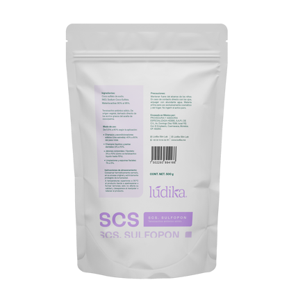 (SCS) Sulfopon | Coco Sulfato de Sodio | Tensioactivo Aniónico Potente | Shampoo Sólido y Limpieza Profunda
